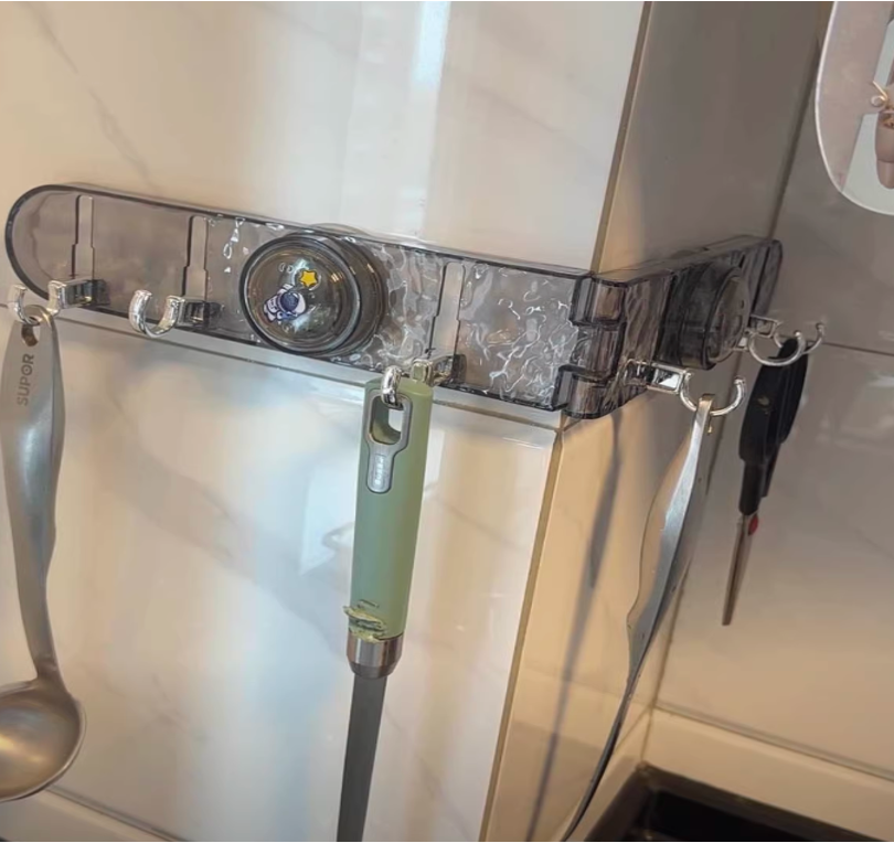 Foldable Corner Suction Towel Hook Rack