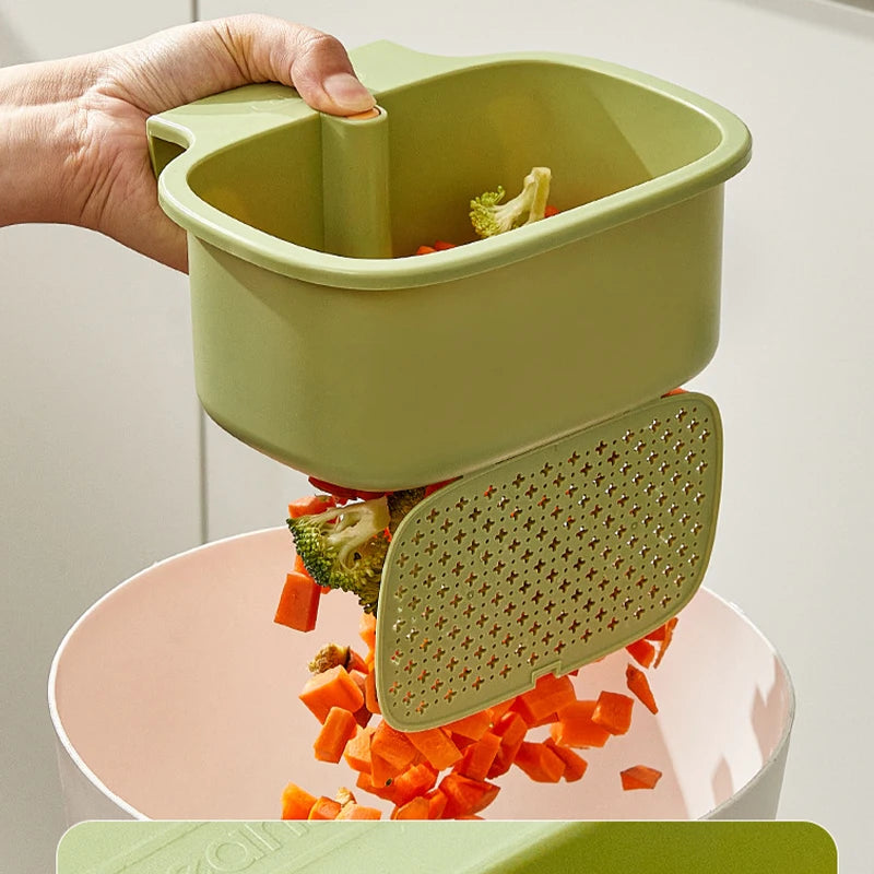 One Press Kitchen Sink Strainer