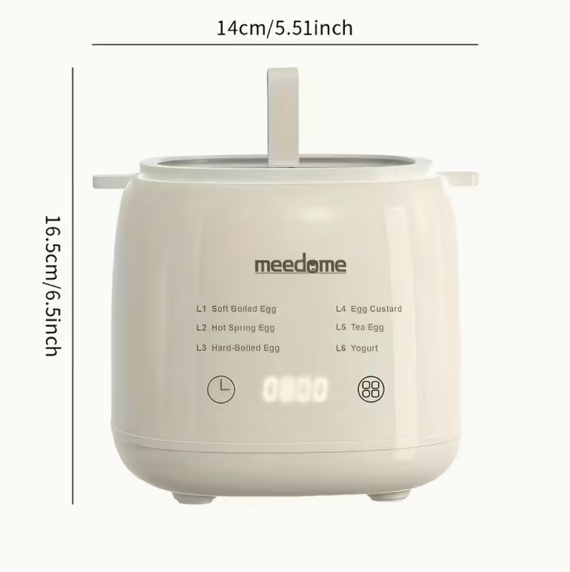 Electric Egg Cooker with 6 Boiling Modes