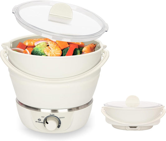 Collapsible Electric Cooking Hot Pot