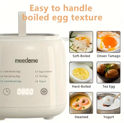 Electric Egg Cooker with 6 Boiling Modes