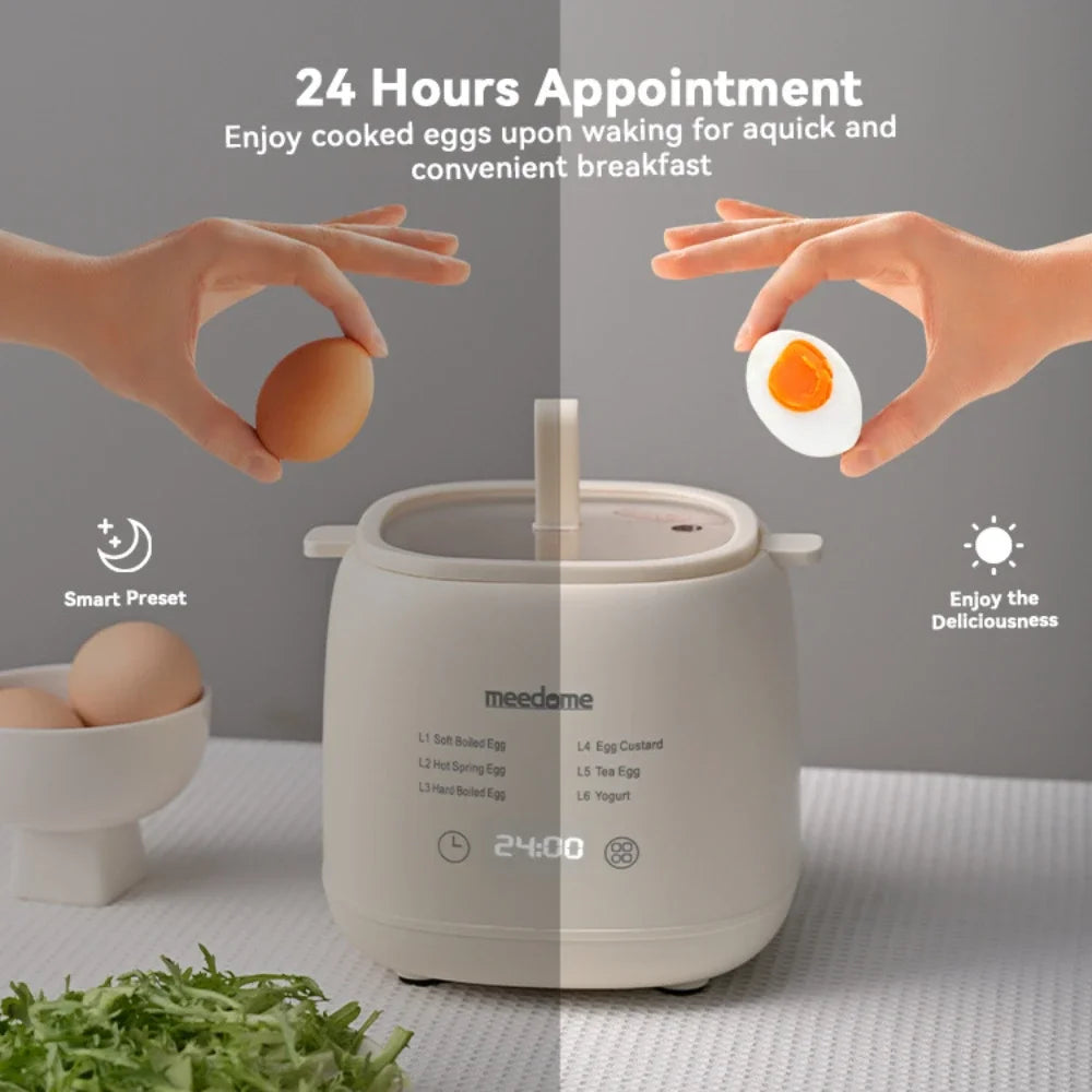 Electric Egg Cooker with 6 Boiling Modes