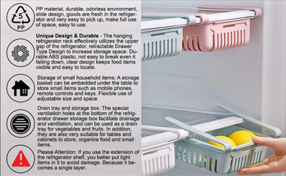 Refrigerator Food Storage Basket