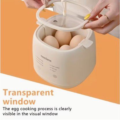 Electric Egg Cooker with 6 Boiling Modes